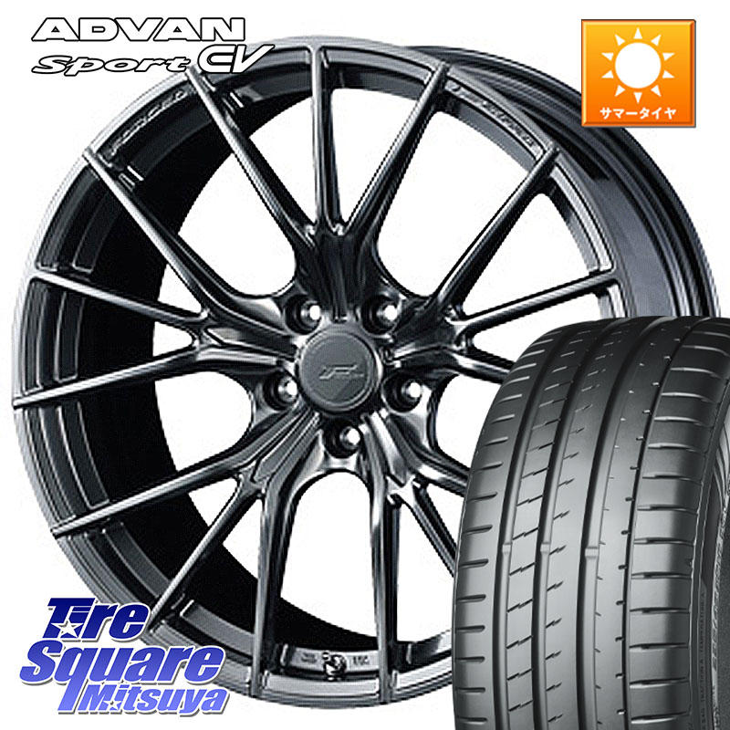 WEDS F ZERO FZ-1 FZ1 鍛造 FORGED ホイール19インチ エフゼロ 19 X 8.0J +48 5穴 114.3 YOKOHAMA S0685 ADVAN Sport EV V108 ヨコハマ 255/50R19