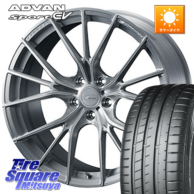 WEDS F ZERO FZ-1 FZ1 鍛造 FORGED ホイール19インチ エフゼロ 19 X 9.0J +38 5穴 114.3 YOKOHAMA S0691 ADVAN Sport EV V108 ヨコハマ 245/45R19