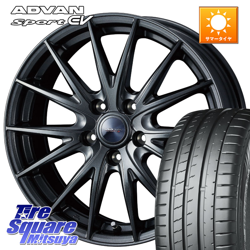 YOKOHAMA S0686 ADVAN Sport EV V108 ヨコハマ 235/55R19WEDS ヴェルヴァ スポルト2 M14球面座ボルト専用(レクサス・トヨタ専用) ホイール 19インチ 19X7.0J(M14B) 40 5穴 114.3 RZ レクサス|タイヤスクエアミツヤ