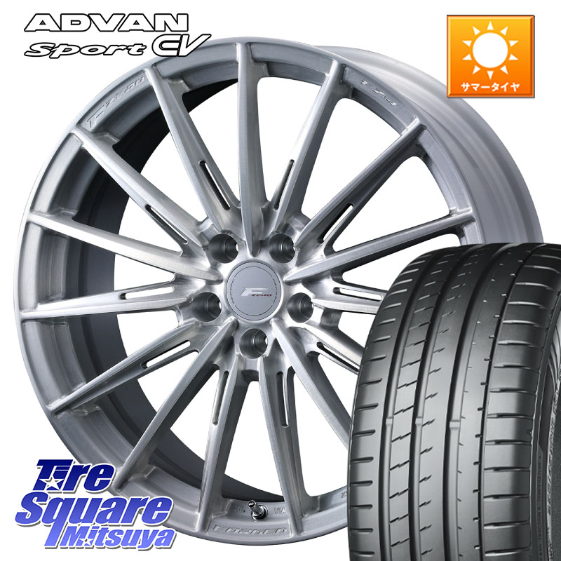 WEDS F ZERO FZ4 FZ-4 鍛造 FORGED 19インチ エフゼロ 19 X 8.0J +45 5穴 114.3 YOKOHAMA S0685 ADVAN Sport EV V108 ヨコハマ 255/50R19