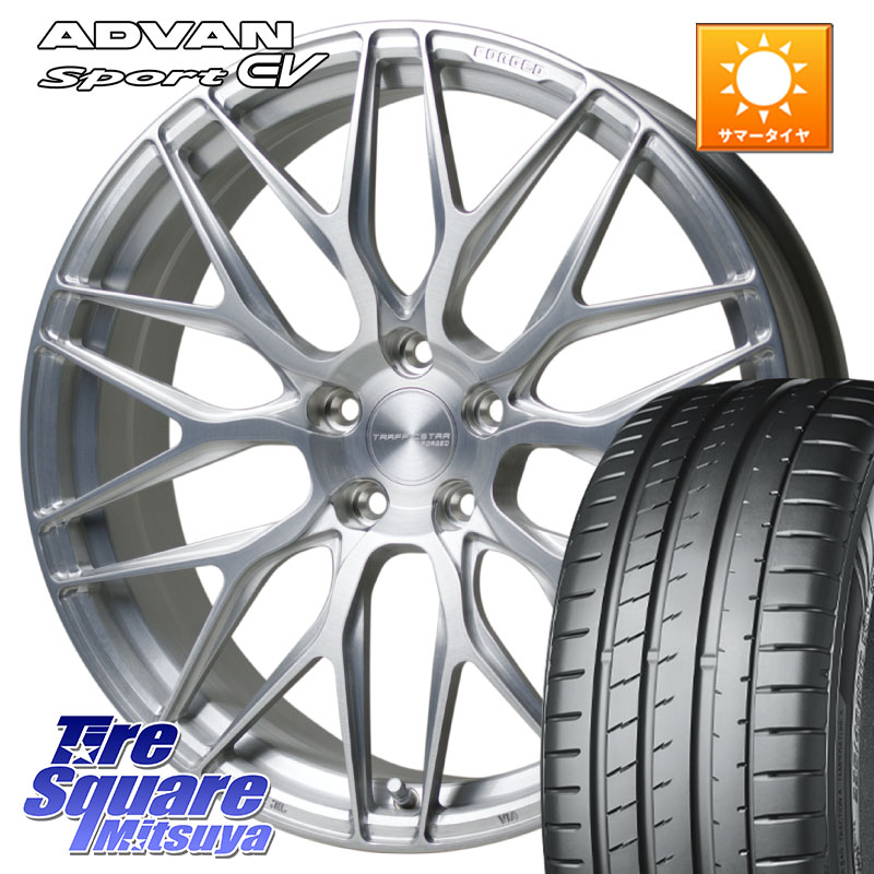 HotStuff TSF-01 BRS トラフィックスターフォージド ホイール 20インチ 20 X 8.5J +40 5穴 120 YOKOHAMA R8852 ADVAN Sport EV V108 ヨコハマ 245/45R20 40系アルファード 40系ヴェルファイア