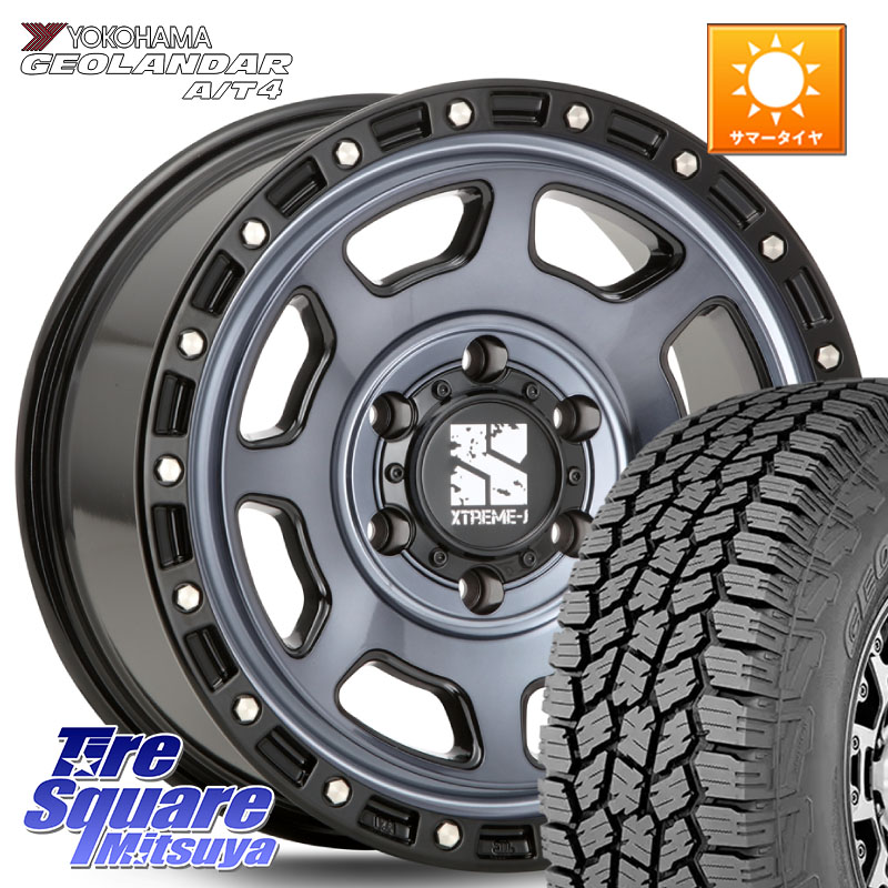 MLJ XJ07 XTREME-J 6H IND エクストリームJ 17インチ 17 X 8.0J +20 6穴 139.7 YOKOHAMA s0378 GEOLANDAR G018 A/T4 ヨコハマ 275/65R17