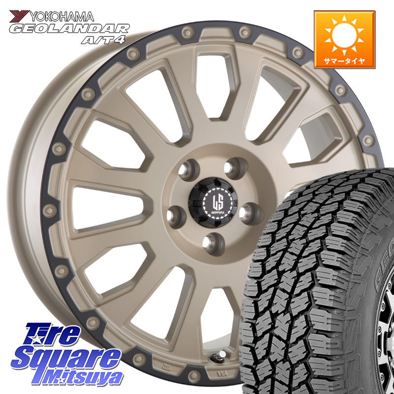 阿部商会 LA STRADA AVENTURA アヴェンチュラ GAR 17インチ 17 X 7.5J(MINI F60) +50 5穴 112 YOKOHAMA R9987 GEOLANDAR AT4 G018 ヨコハマ A/T4 225/55R17 MINI ミニ クロスオーバー F60