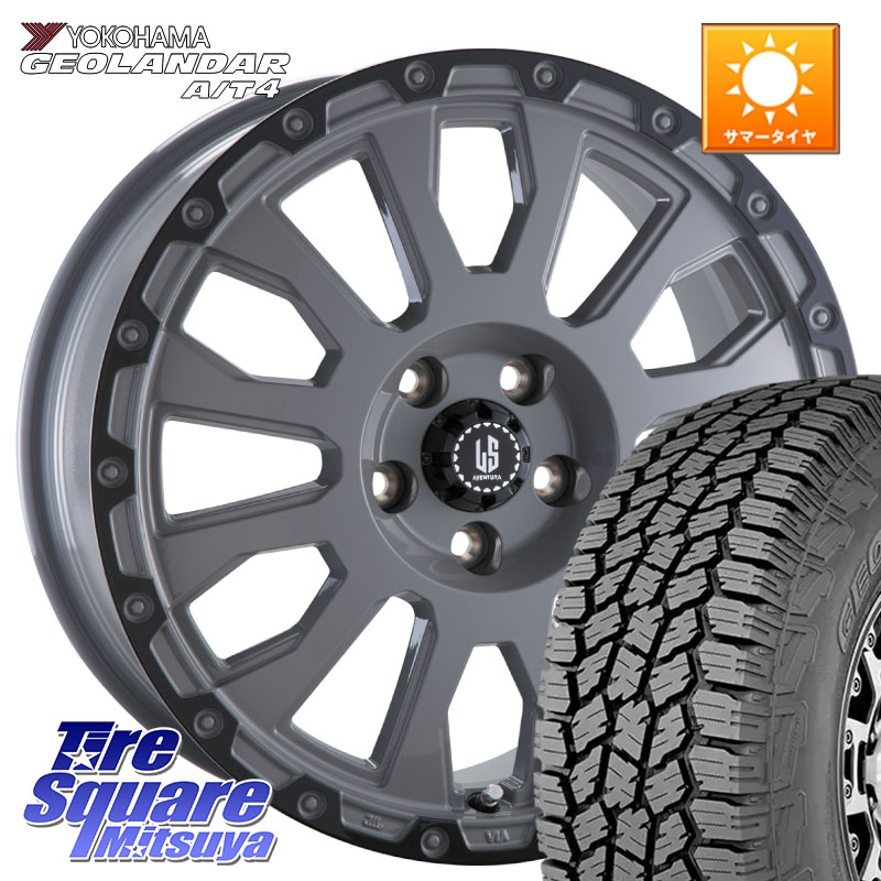 阿部商会 LA STRADA AVENTURA アヴェンチュラ 17インチ 17 X 7.0J +38 5穴 114.3 YOKOHAMA R9987 GEOLANDAR AT4 G018 ヨコハマ A/T4 225/55R17 10系アルファード