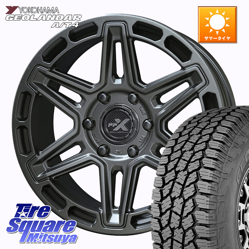 YOKOHAMA e5625 GEOLANDAR G018 A/T4 LT規格 ヨコハマ 285/65R18KYOHO PPX MK6 ホイール 18インチ 18X8.0J(M14) 50 6穴 139.7 ランドクルーザー 300 ランドクルーザー 250｜タイヤスクエアミツヤ