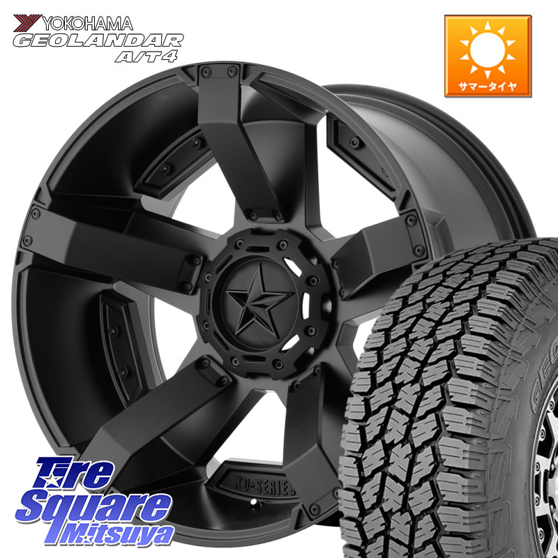 KMC XD811 ROCKSTAR2 ホイール 18インチ ロックスター2 18 X 9.0J +0 6穴 139.7 YOKOHAMA s0356 GEOLANDAR G018 A/T4 ヨコハマ 265/65R18