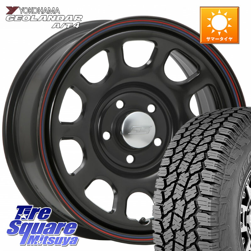 MLJ デイトナ SS DAYTONA RAV4不可 ホイール 16インチ 16 X 7.0J +35 5穴 114.3 YOKOHAMA e5652 GEOLANDAR G018 A/T4 LT規格 ヨコハマ 245/70R16