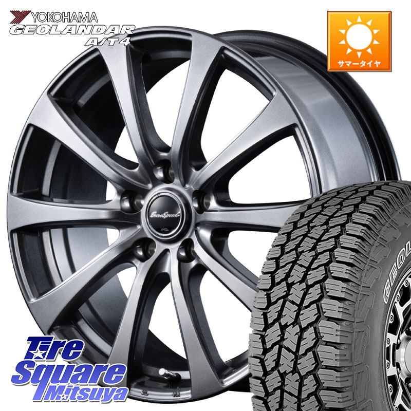YOKOHAMA s0358 GEOLANDAR G018 A/T4 アウトラインホワイトレター ヨコハマ 245/70R16MANARAY MID EuroSpeed G10 在庫● ホイール 16インチ 16X6.5J 38 5穴 114.3 RAV4 50系 カスタム デリカD:5 D5 カスタムサイズ｜タイヤスクエアミツヤ