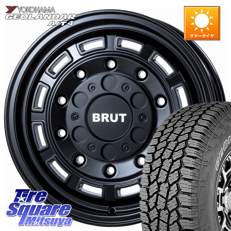 BRUT ブルート BR-70 BR70 ホイール 16インチ 16 X 6.5J +30 5穴 114.3 YOKOHAMA s0358 GEOLANDAR G018 A/T4 アウトラインホワイトレター ヨコハマ 245/70R16