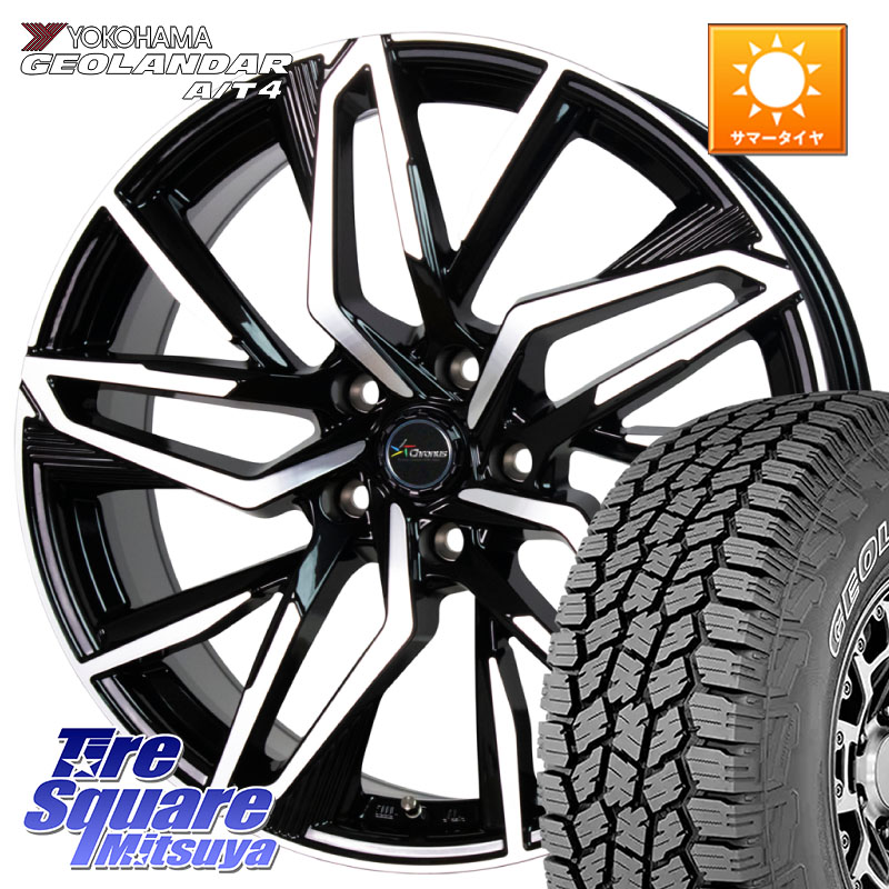 YOKOHAMA s0358 GEOLANDAR G018 A/T4 アウトラインホワイトレター ヨコハマ 245/70R16HotStuff Chronus CH-112 クロノス CH112 ホイール 16インチ 16X6.5J 40 5穴 114.3｜タイヤスクエアミツヤ 79,283円
