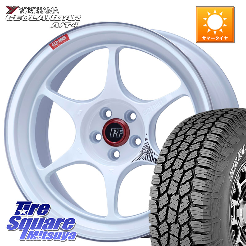 ENKEI エンケイ PerformanceLine PF06 ホイール 16インチ 16 X 8.0J +30 5穴 114.3 YOKOHAMA s0358 GEOLANDAR G018 A/T4 アウトラインホワイトレター ヨコハマ 245/70R16