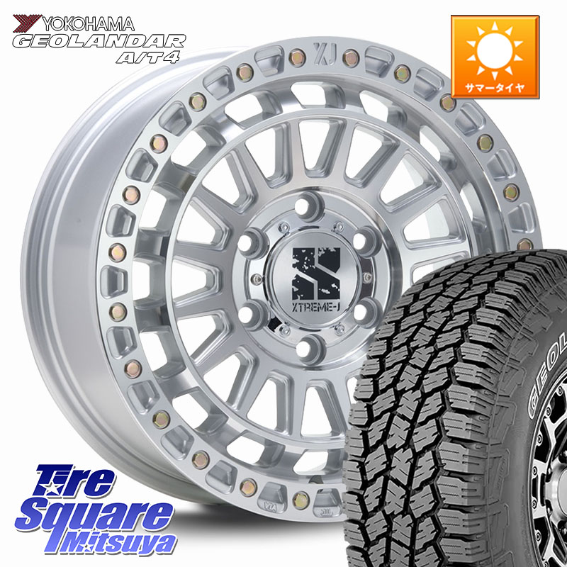 YOKOHAMA e5628 GEOLANDAR G018 A/T4 LT規格 アウトラインホワイトレター ヨコハマ 285/70R17MLJ XJ08 XTREME-J ホイール 17インチ 17X8.0J 20 6穴 139.7 Tacoma｜タイヤスクエアミツヤ