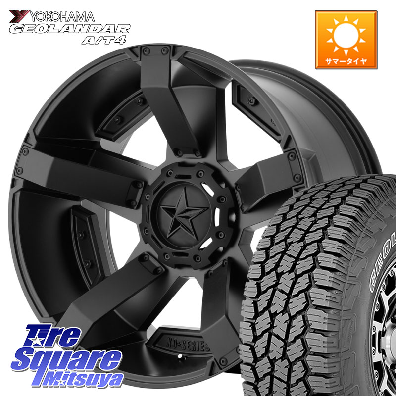 YOKOHAMA e5616 GEOLANDAR G018 A/T4 LT規格アウトラインホワイトレター ヨコハマ 265/65R18KMC XD811 ROCKSTAR2 ホイール 18インチ ロックスター2 18X9.0J 0 6穴 139.7 ランドクルーザー プラド カスタムサイズ|タイヤスクエアミツヤ