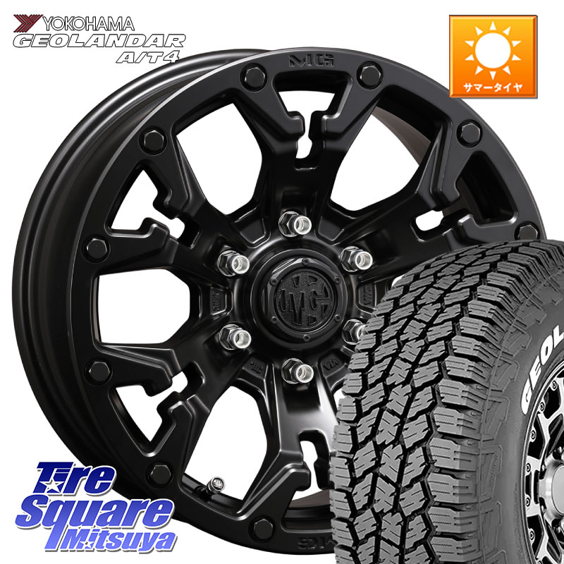 CRIMSON クリムソン GOLEM ゴーレム 16インチ ◇参考画像 16 X 7.0J +35 5穴 114.3 YOKOHAMA e5751 GEOLANDAR G018 A/T4 LT規格 ホワイトレター ヨコハマ 109/107 215/65R16 109*107