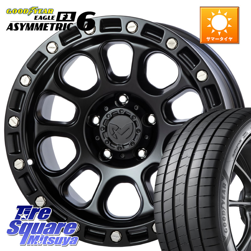 グッドイヤー EAGLE F1 ASYMMETRIC 6 サマータイヤ 225/50R17MKW M204 ブラックキャット 在庫● 17インチ ★サマーセール★ 17X8.0J 38 5穴 114.3|タイヤスクエアミツヤ