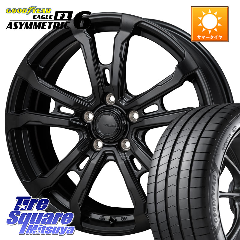 MONZA HI-BLOCK VILAS 18インチ 18 X 7.5J +38 5穴 114.3 グッドイヤー EAGLE F1 ASYMMETRIC 6 サマータイヤ 225/40R18 GRヤリスRSノーマルキャリパー