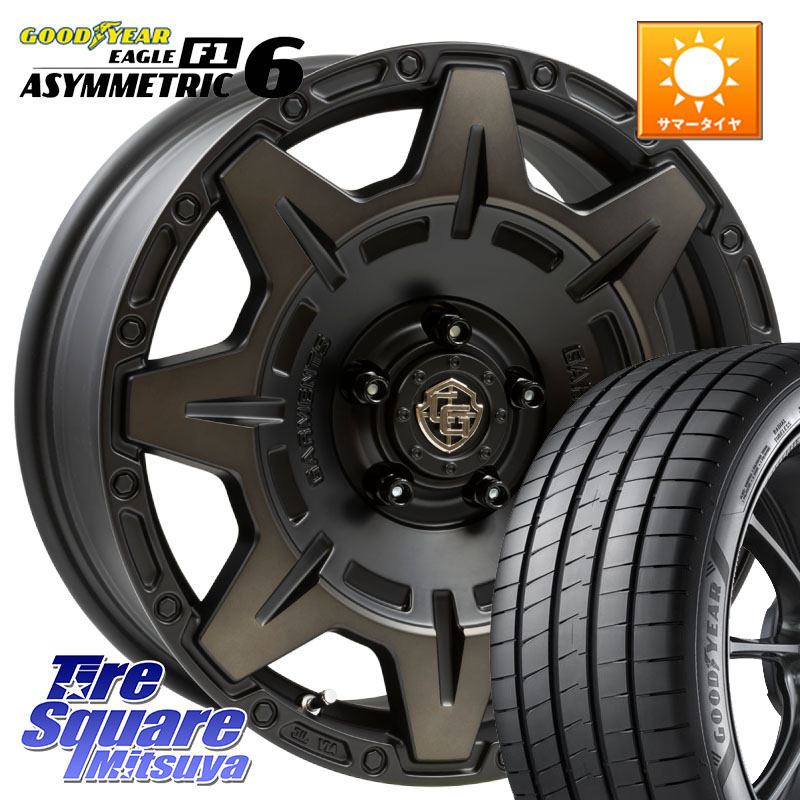 グッドイヤー EAGLE F1 ASYMMETRIC 6 サマータイヤ 225/50R17WEDS CROSS OVER GARMENTS StyleM 17インチ 17X7.0J 35 5穴 114.3 RX-8 MAZDA｜タイヤスクエアミツヤ