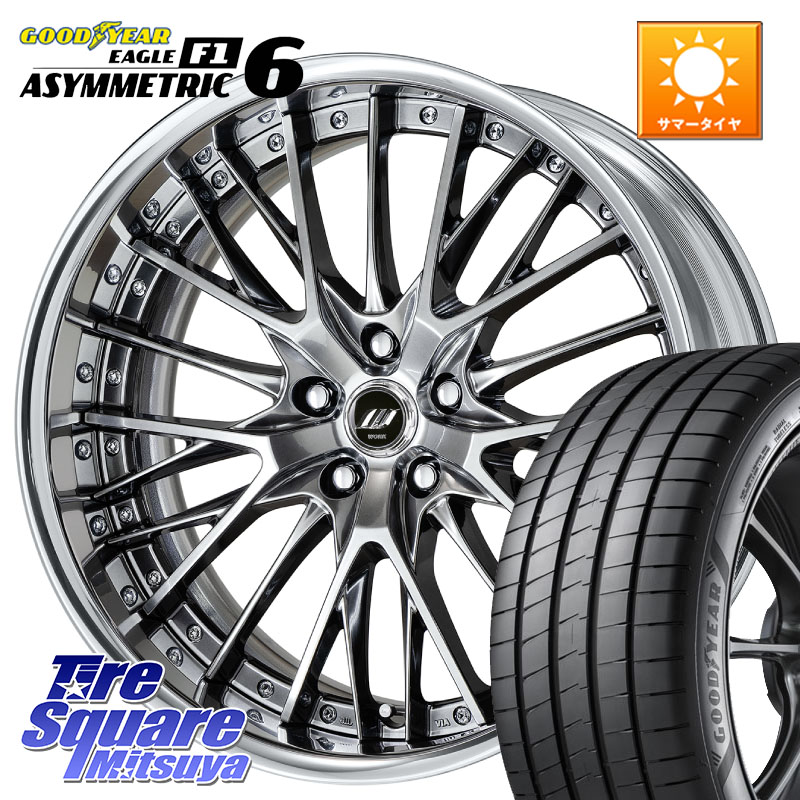 グッドイヤー EAGLE F1 ASYMMETRIC 6 サマータイヤ 245/40R19WORK SCHWERT SG2 ADisk 19インチ 2ピース 19X8.5J 35 5穴 114.3 30系アルファード/ヴェルファイア 20系アルファード アルファードハイブリッド ヴェルファイアハイブリッド ヴェルファイア アルファード|タイヤスクエアミツヤ