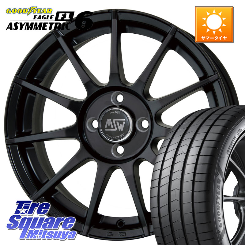 グッドイヤー EAGLE F1 ASYMMETRIC 6 サマータイヤ 225/50R17MSW by OZ MSW85-2 ホイール 17インチ 17X7.0J(DS5 B8) 28 4穴 108 シトロエン DS5 DSオートモビル B8系|タイヤスクエアミツヤ