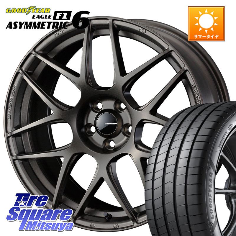 グッドイヤー EAGLE F1 ASYMMETRIC 6 サマータイヤ 215/45R17WEDS WedsSport SA-27R SA27R ウェッズ スポーツ ホイール 17インチ 17X7.0J 48 5穴 114.3 リーフ LEAF 日産 セレナ SERENA 日産 ブレイド ステップワゴン｜タイヤスクエアミツヤ