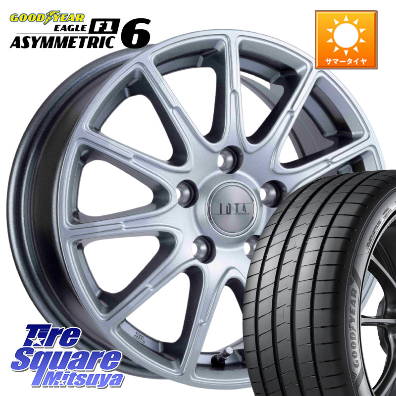 グッドイヤー EAGLE F1 ASYMMETRIC 6 サマータイヤ 225/45R17阿部商会 TIRADO IOTA イオタ ホイール 17インチ 17X7.0J 45 5穴 114.3 ブレイド オーリス|タイヤスクエアミツヤ