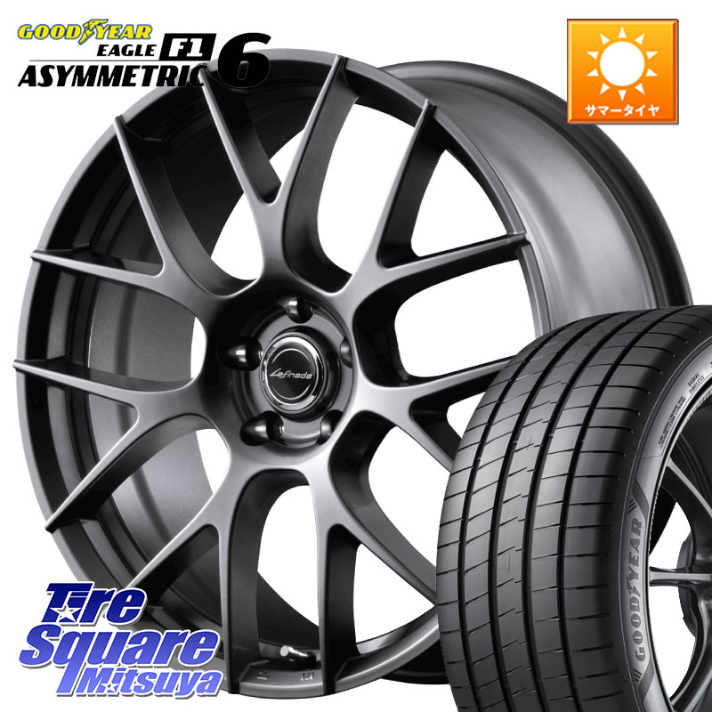 MANARAY Lefinada MOTION3 平座仕様 トヨタ・レクサス専用 ホイール 18インチ MID 18 X 8.0J +42 5穴 114.3 グッドイヤー EAGLE F1 ASYMMETRIC 6 サマータイヤ 235/45R18 70系カムリ
