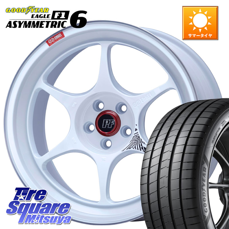 グッドイヤー EAGLE F1 ASYMMETRIC 6 サマータイヤ 225/40R18ENKEI エンケイ PerformanceLine PF06 ホイール 18インチ 18X8.5J 48 5穴 100 210/A10系カローラ BRZ/86ローダウン車 BRZ GR 86 ハチロク 86 ハチロク|タイヤスクエアミツヤ
