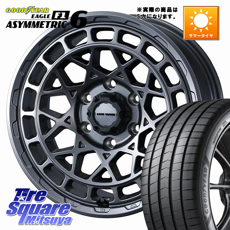 WEDS MUDVANCE X TYPE M ホイール 17インチ マッドヴァンス 17 X 7.0J +38 5穴 114.3 グッドイヤー EAGLE F1 ASYMMETRIC 6 サマータイヤ 215/45R17
