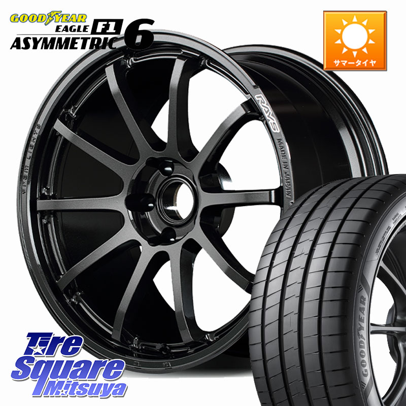 RAYS 【欠品次回8~9月】 gramLIGHTS 57NR ホイール 18インチ 18 X 8.5J +45 5穴 114.3 グッドイヤー EAGLE F1 ASYMMETRIC 6 サマータイヤ 245/40R18 WRX S4(VBH)