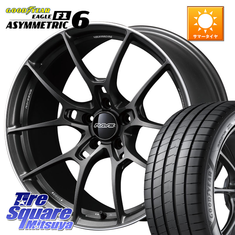 グッドイヤー EAGLE F1 ASYMMETRIC 6 サマータイヤ 245/40R19RAYS 【欠品次回3~4月】 G025 VOLK RACING 鍛造 ホイール 19インチ 19X8.0J 44 5穴 114.3 カローラクロス 10系アルファード スカイラインセダン 日産 フーガ FUGA 日産｜タイヤスクエアミツヤ