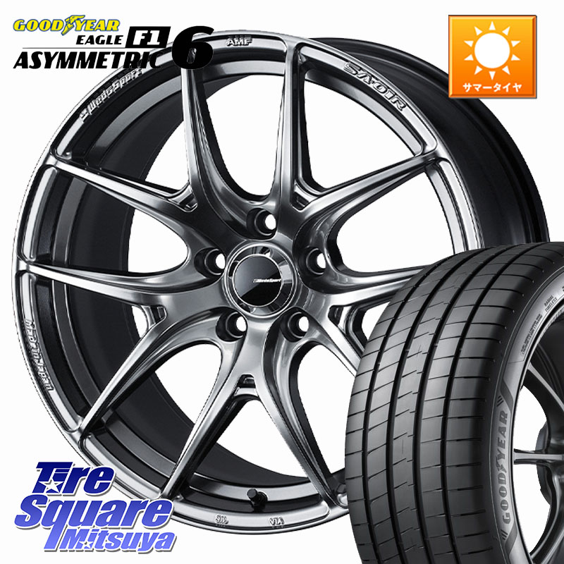 グッドイヤー EAGLE F1 ASYMMETRIC 6 サマータイヤ 215/45R17WEDS WedsSport SA-01R SA01R ウェッズ スポーツ ホイール 17インチ 17X7.5J 48 5穴 100 カローラスポーツ 50系プリウス BRZ/86/GR86 CT レクサス GR 86 ハチロク 86 ハチロク｜タイヤスクエアミツヤ