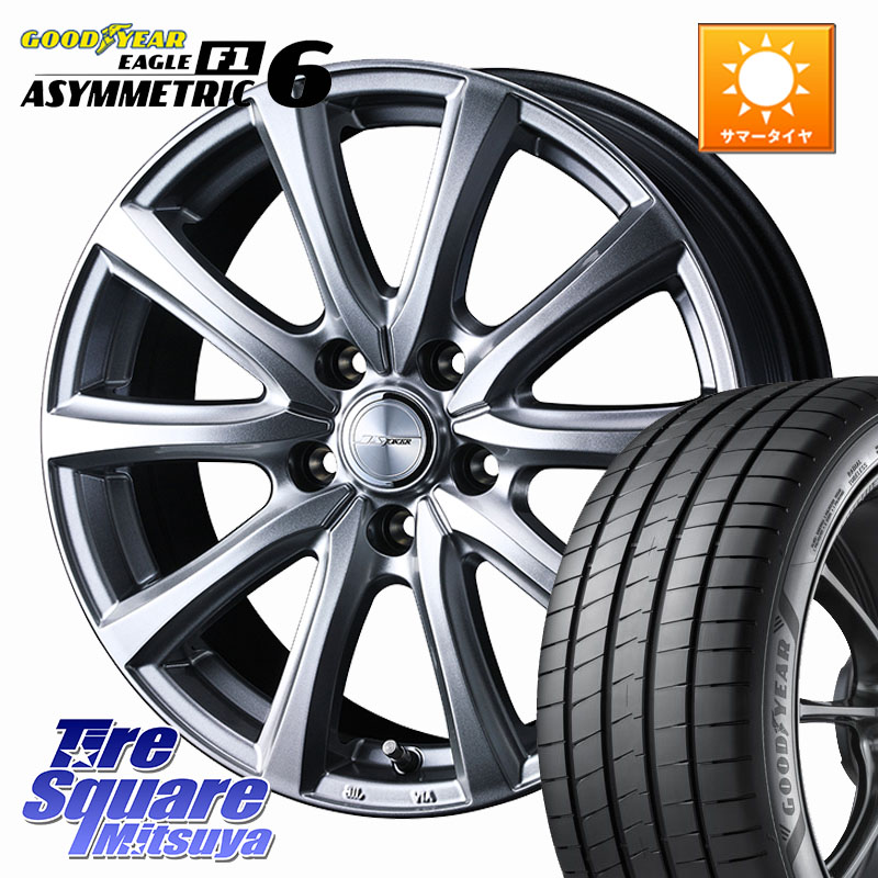 グッドイヤー EAGLE F1 ASYMMETRIC 6 サマータイヤ 245/40R18WEDS JOKER SMASH ホイール 18インチ ジョーカースマッシュ 18X8.0J 45 5穴 114.3 WRX-S4(VBH) クラウンマジェスタ アリスト ソアラ WRX S4 インプレッサ WRX｜タイヤスクエアミツヤ