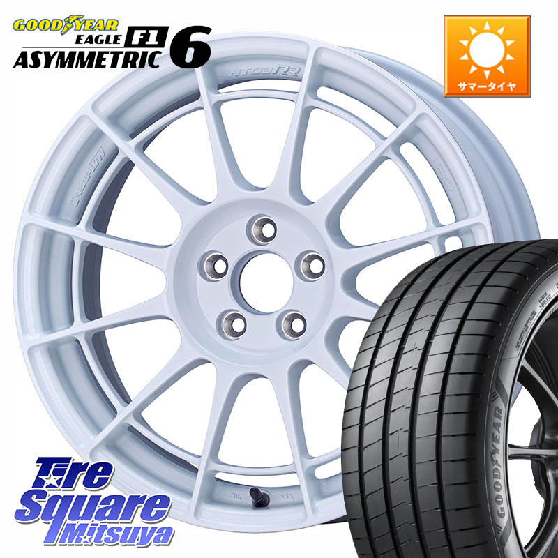 ENKEI Racing Revolution NT03RR For GR86 / BRZ Cup ホイール 17インチ 17 X 7.5J +44 5穴 100 グッドイヤー EAGLE F1 ASYMMETRIC 6 サマータイヤ 205/50R17 210系カローラスポーツ 50系プリウス