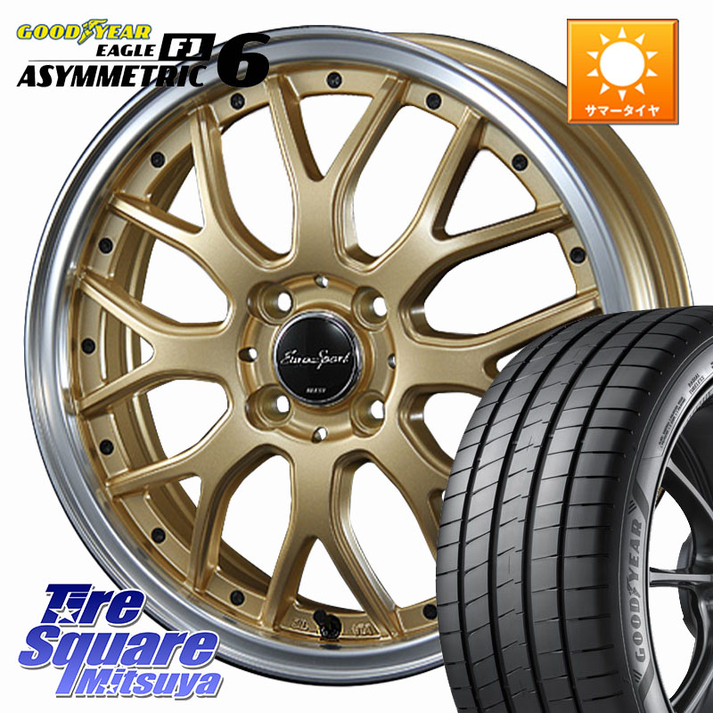 BLEST EuroSport Type815 ホイール 17インチ 17 X 7.0J +53 4穴 100 グッドイヤー EAGLE F1 ASYMMETRIC 6 サマータイヤ 215/40R17