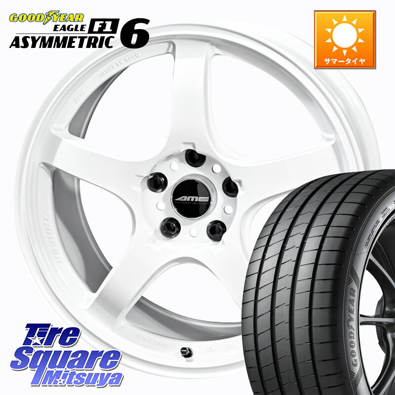 グッドイヤー EAGLE F1 ASYMMETRIC 6 サマータイヤ 225/40R18KYOHO 【欠品次回8月上旬】TRACER GT-V ホイール 18インチ 18X8.5J 45 5穴 100 210/A10系カローラ カローラスポーツ BRZ/86ローダウン車 BRZ GR 86 ハチロク 86 ハチロク|タイヤスクエアミツヤ