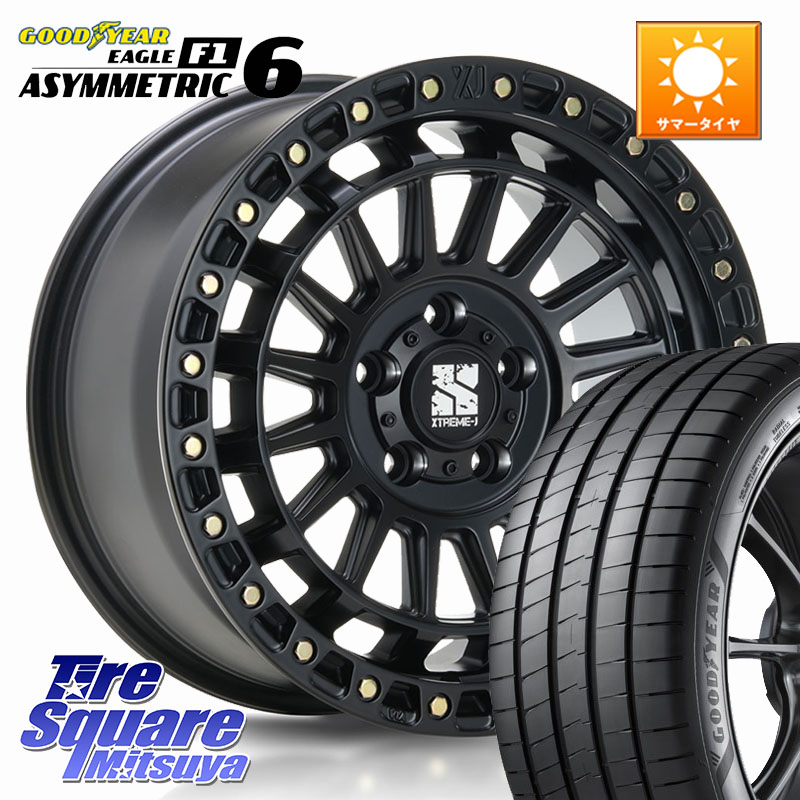 MLJ XJ08 XTREME-J ホイール 17インチ 17 X 7.5J +42 5穴 114.3 グッドイヤー EAGLE F1 ASYMMETRIC 6 サマータイヤ 215/40R17
