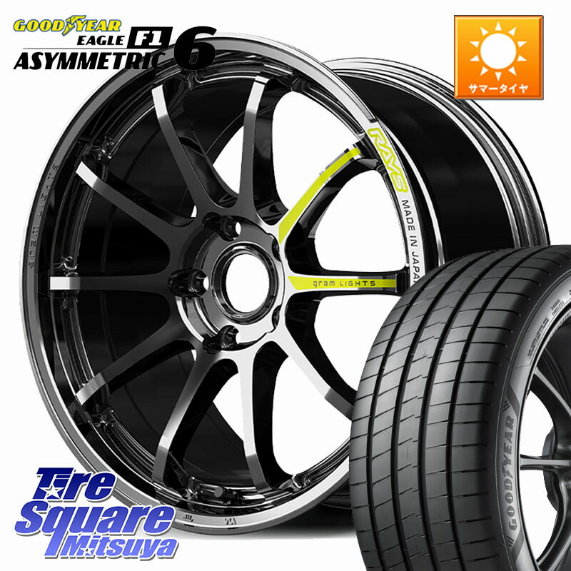 RAYS gramLIGHTS 57NR LIMITED ホイール 18インチ 18 X 7.5J +38 5穴 114.3 グッドイヤー EAGLE F1 ASYMMETRIC 6 サマータイヤ 235/50R18 30系アルファード 30系ヴェルファイア 20系アルファード