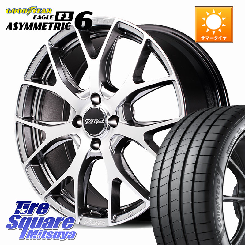 グッドイヤー EAGLE F1 ASYMMETRIC 6 サマータイヤ 215/40R17RAYS HOMURA 2x7FT ホイール 17インチ 17X7.0J 45 4穴 100 フィット FIT|タイヤスクエアミツヤ
