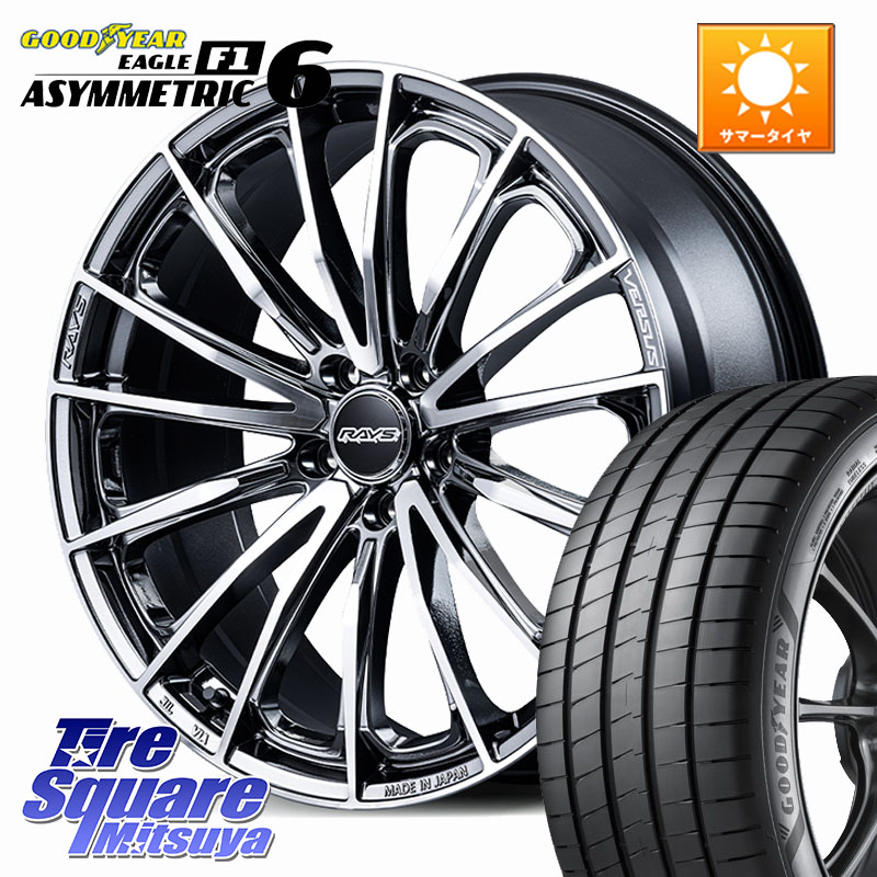 RAYS 【欠品次回9~10月】 VERSUS VOUGE SE ホイール 19インチ 19 X 7.5J +48 5穴 114.3 グッドイヤー EAGLE F1 ASYMMETRIC 6 サマータイヤ 245/45R19 T32エクストレイル ZR-V レヴォーグレイバック SL系フォレスター SK系フォレスター