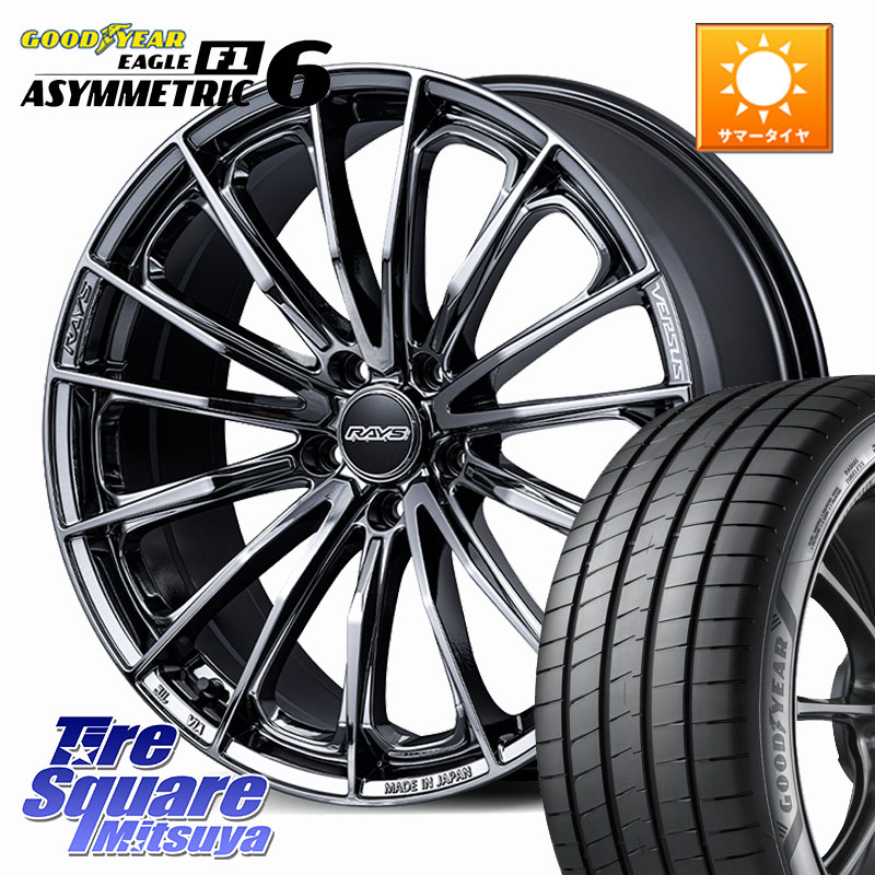 RAYS VERSUS VOUGE SE ホイール 19インチ 19 X 7.5J +48 5穴 114.3 グッドイヤー EAGLE F1 ASYMMETRIC 6 サマータイヤ 225/45R19 C-HR 50系エスティマ 60系プリウス RV系ヴェゼル RC系オデッセイ後期 CX-30 MX-30 MAZDA6 BN・BL系レガシィ