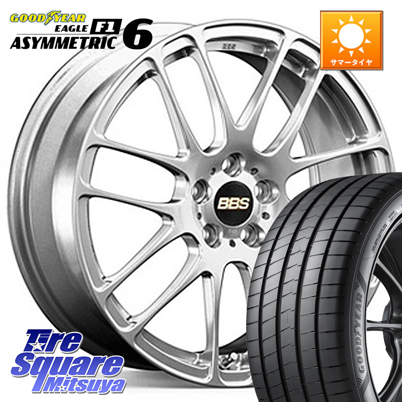 BBS RE-L2 鍛造1ピース ホイール 17インチ 17 X 7.0J +48 4穴 100 グッドイヤー EAGLE F1 ASYMMETRIC 6 サマータイヤ 205/45R17