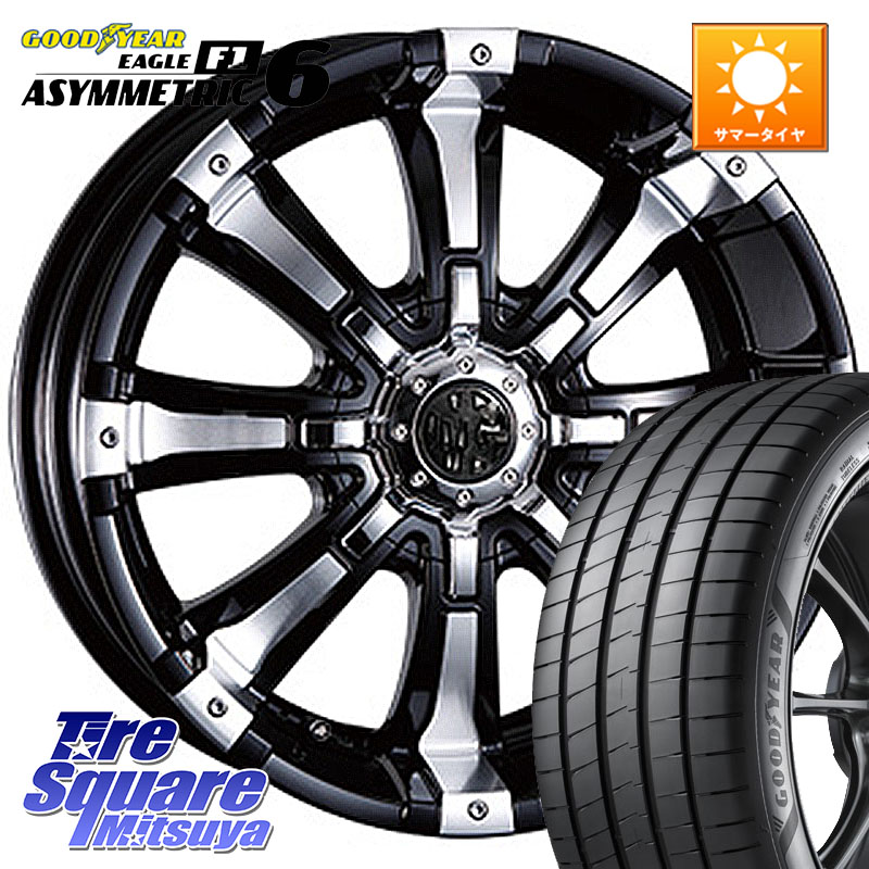 CRIMSON クリムソン BEAST ビースト ホイール 17インチ 17 X 7.0J +35 5穴 114.3 グッドイヤー EAGLE F1 ASYMMETRIC 6 サマータイヤ 225/55R17