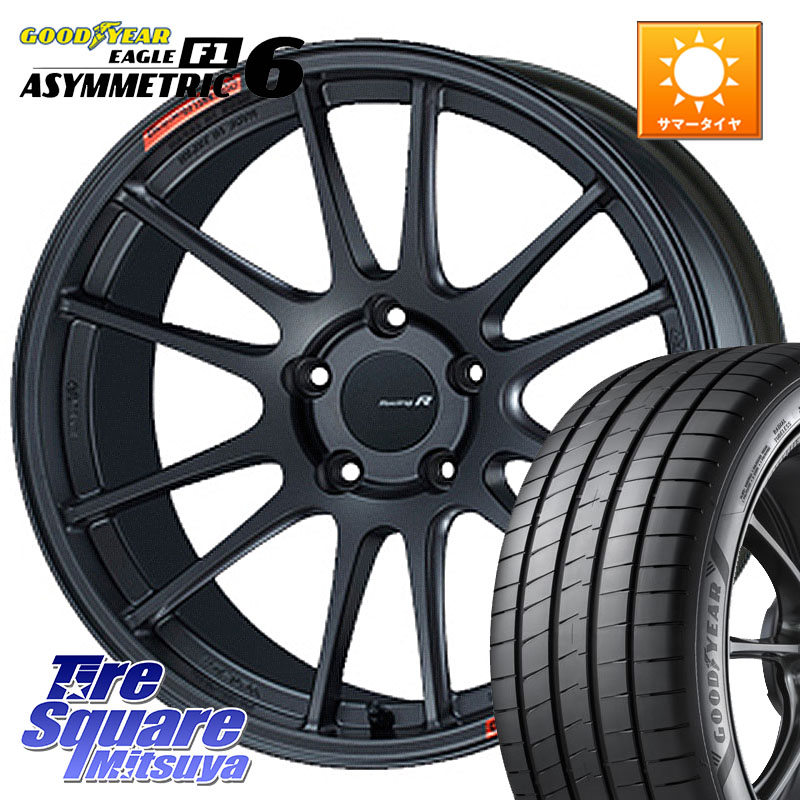 グッドイヤー EAGLE F1 ASYMMETRIC 6 サマータイヤ 225/40R18ENKEI エンケイ Racing Revolution GTC01RR ホイール 18X9.0J(GR YARIS RZ) 35 5穴 114.3 GRヤリス ローダウン向けチューナーサイズ|タイヤスクエアミツヤ