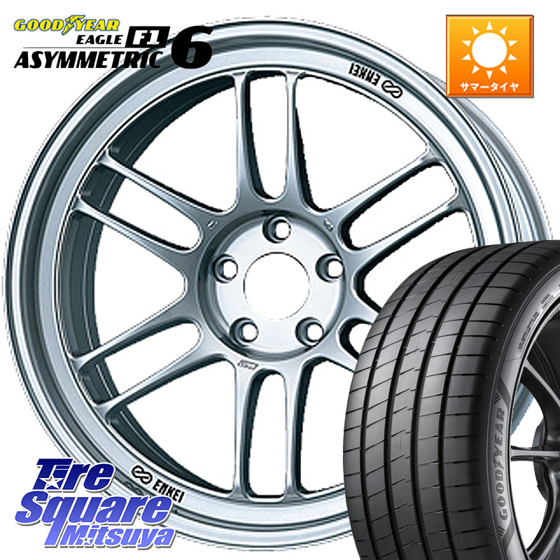 ENKEI エンケイ Racing RPF1 SILVER ホイール 17 X 7.5J +48 5穴 114.3 グッドイヤー EAGLE F1 ASYMMETRIC 6 サマータイヤ 225/50R17 WRX S4(VBH)
