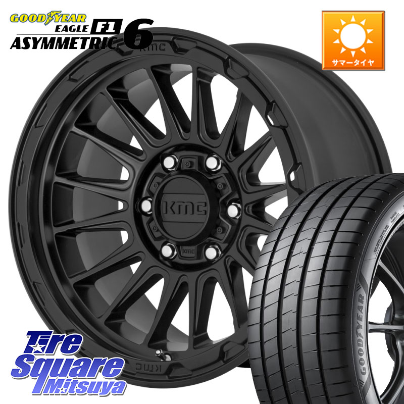 KMC KM542 Impact ホイール 17インチ 17 X 8.0J +35 5穴 114.3 グッドイヤー EAGLE F1 ASYMMETRIC 6 サマータイヤ 225/50R17