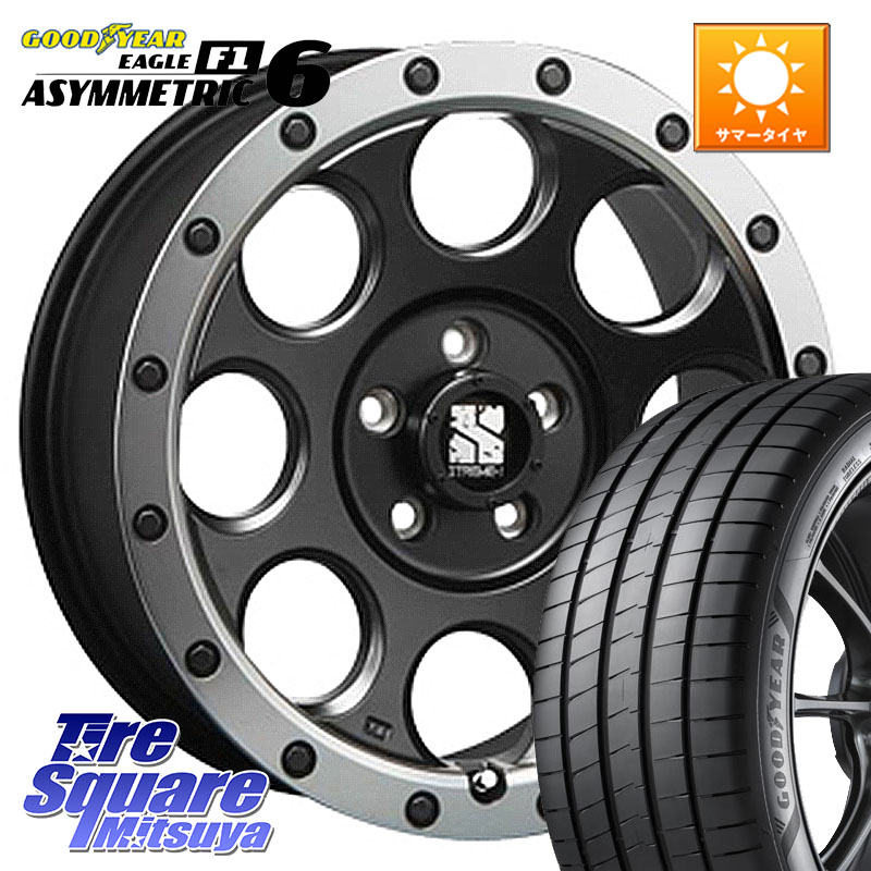 MLJ XJ03 エクストリームJ XTREME-J ホイール 17インチ 17 X 7.5J +42 5穴 114.3 グッドイヤー EAGLE F1 ASYMMETRIC 6 サマータイヤ 225/55R17