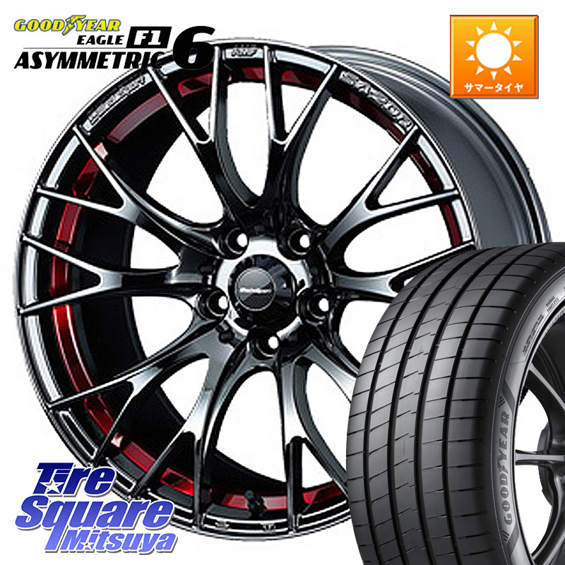 グッドイヤー EAGLE F1 ASYMMETRIC 6 サマータイヤ 205/40R17WEDS WedsSport SA-20R SA20R ウェッズ スポーツ ホイール 17インチ 17X7.0J 43 4穴 100 アクア ロードスター モビリオ/モビリオスパイク カローラフィールダーハイブリッド ヤリス カスタム前提 フィット F|タイヤスクエアミツヤ