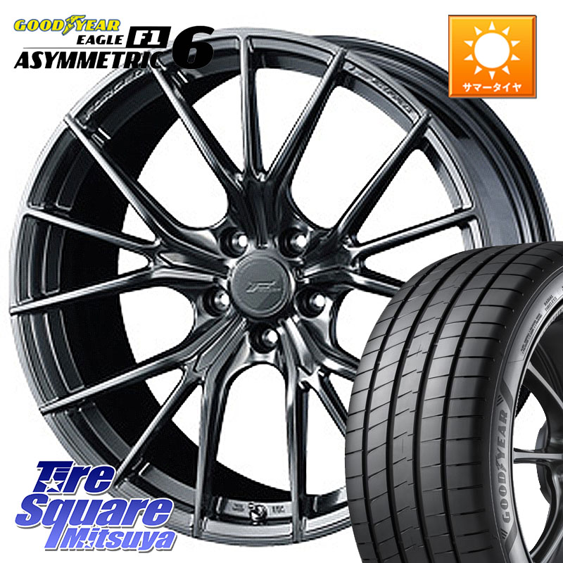 WEDS F ZERO FZ-1 FZ1 鍛造 FORGED ホイール18インチ エフゼロ 18 X 7.5J +48 5穴 114.3 グッドイヤー EAGLE F1 ASYMMETRIC 6 サマータイヤ 225/45R18 プリウスアルファ P15キックス リーフ RP6～8ステップワゴン CX-3 レヴォーグ RC系オデッセイ前期