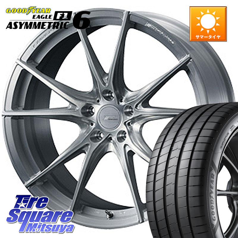 WEDS 【欠品次回05月下旬】 F ZERO FZ-2 FZ2 鍛造 FORGED ホイール19インチ エフゼロ 19 X 8.0J +48 5穴 114.3 グッドイヤー EAGLE F1 ASYMMETRIC 6 サマータイヤ 235/35R19 FL系シビック MAZDA3