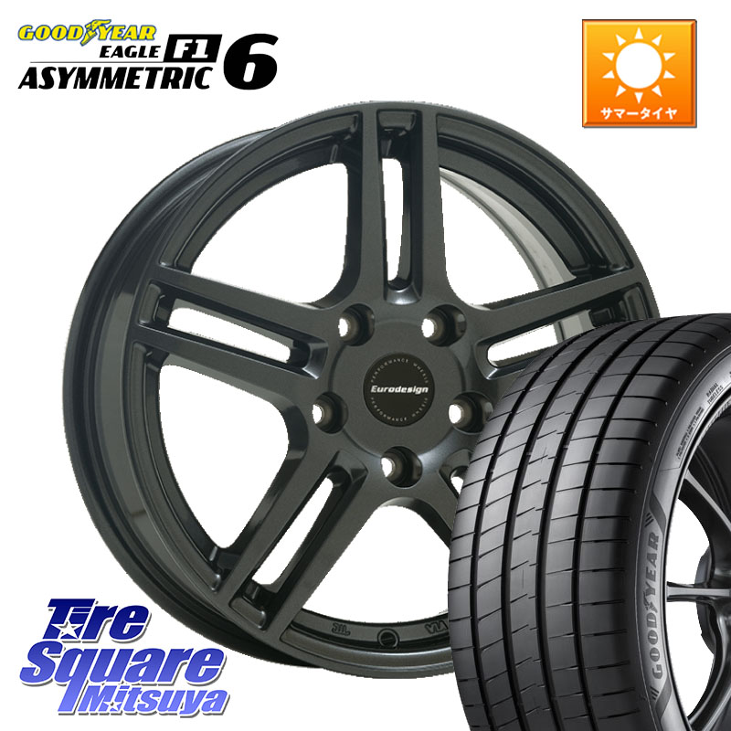グッドイヤー EAGLE F1 ASYMMETRIC 6 サマータイヤ 225/50R17阿部商会 Eurodesign EIGER ホイール 17インチ 17X7.5J(BMW G42) 30 5穴 112 BMW 2シリーズ G42|タイヤスクエアミツヤ